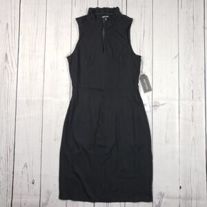 NWT Max & Ash High Neck Sleeveless Mini Bodycon Dress Women's Size Medium